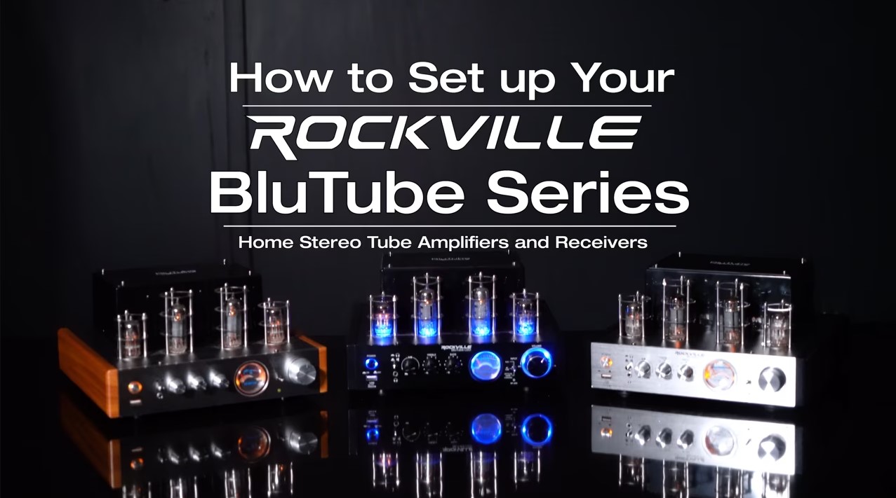 Amplificador Valvular Rockvile Blutube 70w Receiver Opt Usb