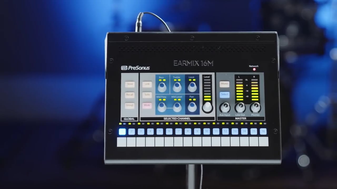 PreSonus® EarMix 16M Personal Monitor Mixer