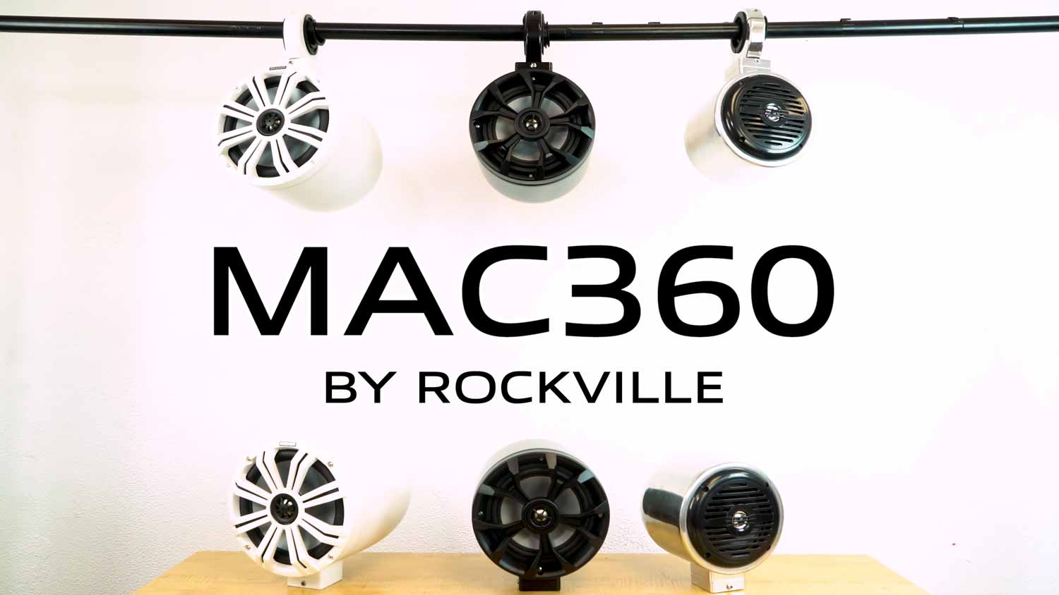 MAC360C 360° Degree Swivel Tower/Surface Mount Clamps 4 Rockville Wakeboards Details about    2 