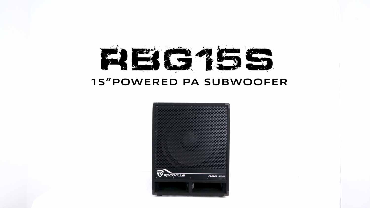 Rockville RBG15S 15 1600w DSP Powered Subwoofer Sub For Church Sound Systems 