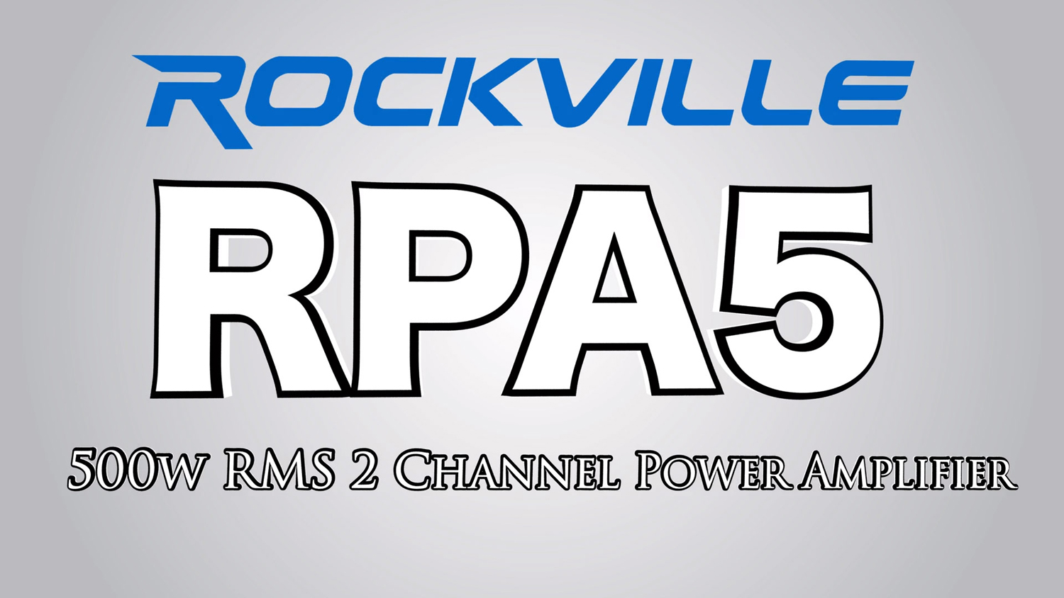 2 altavoces Rockville RSG12.4 12 1000w DJ+amplificador RPA5 1000w +  soportes+cables + bolsa