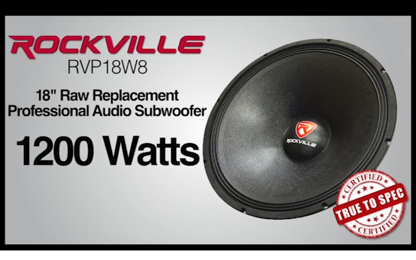 Rockville RVP18W8 1200 Watt 18
