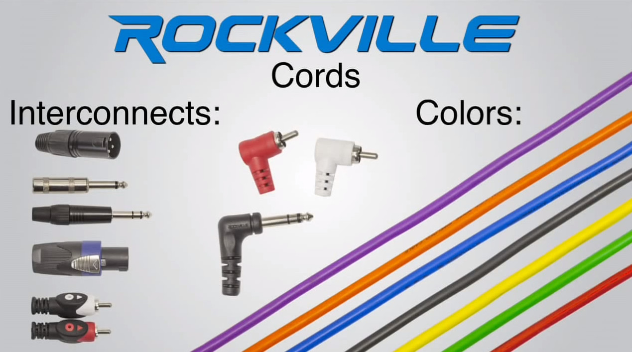 4 Rockville RCTR110RR-B 10 Black 1/4 TRS Right Angle to Same Cable 100% Copper 