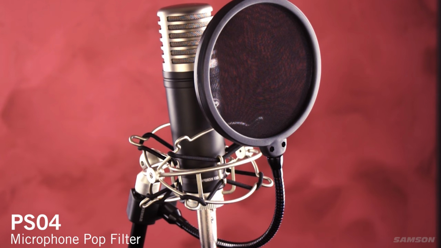Samson C01 Studio Condenser Recording Microphone+Vocal Booth Shield+Shock  Mount