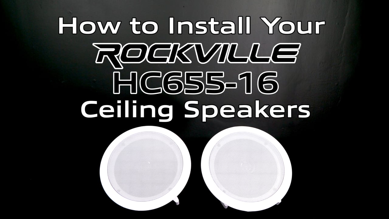 Pair Rockville HC655-16 6.5