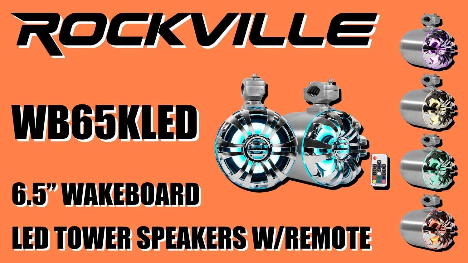 2) Rockville WB65LED 6.5