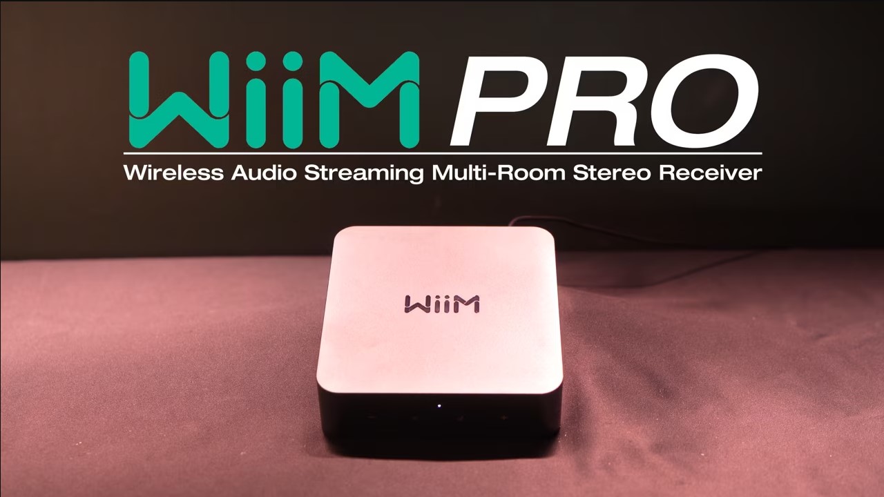 Wiim Pro Wifi Wireless Music Player Audio Streaming Stereo Receiver+Voice  Remote