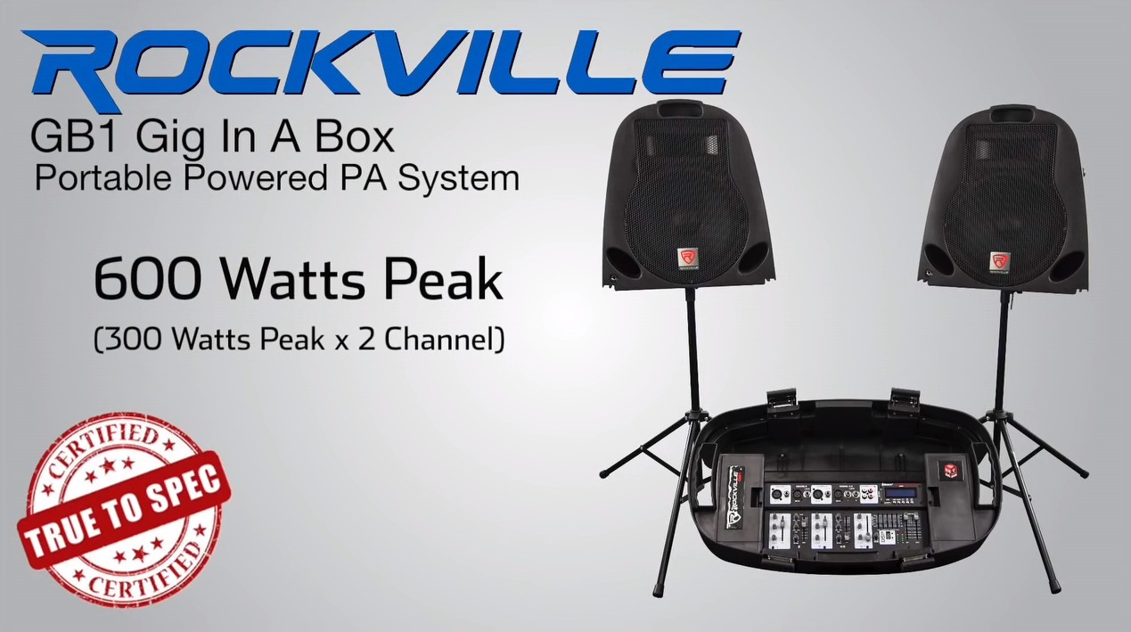 rockville portable pa system